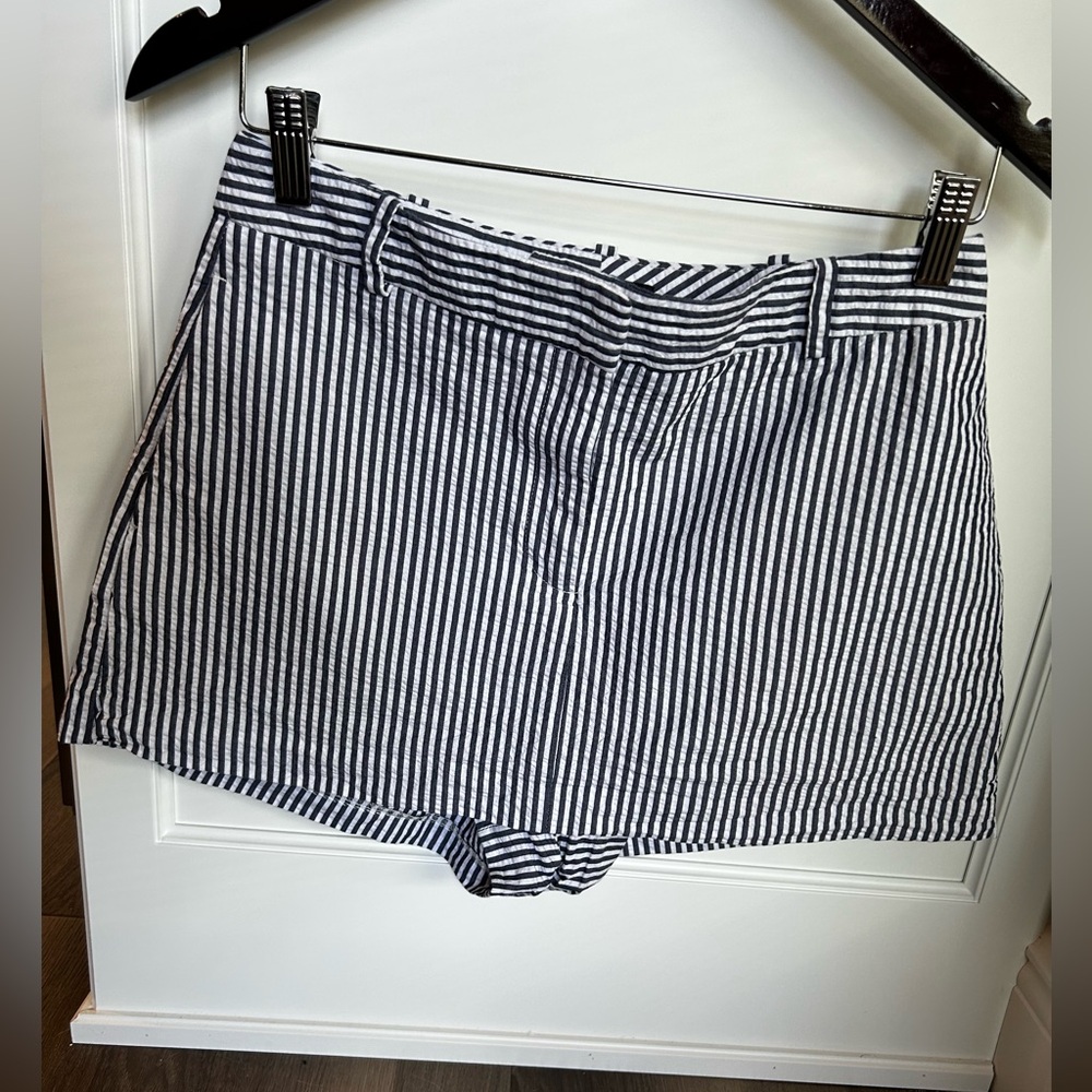 Zara Striped Navy and White Women's Skort
